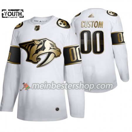 Nashville Predators Custom Adidas 2019-2020 Golden Edition Weiß Trikot Authentic - Kinder